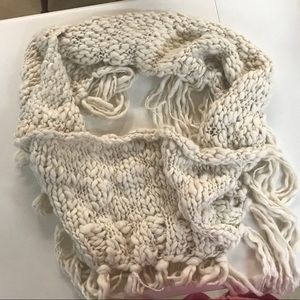 Cream boutique infinity scarf
